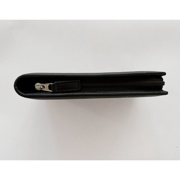 COACH Vintage Black Leather Zipper Palm Pilot Case / Wallet Pouch - Picture 4 of 12